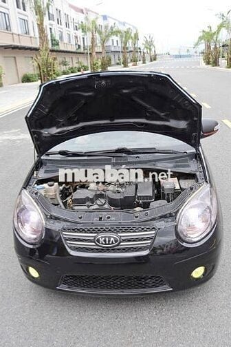 Kia Morning 2008 Số tự động 128k km Đen