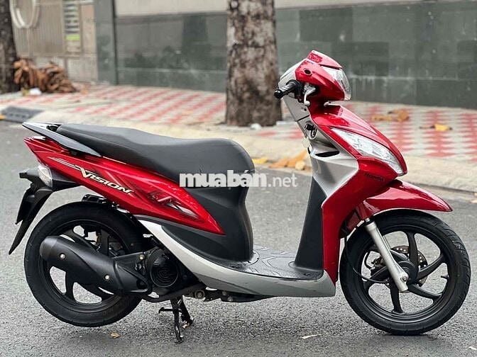 Honda Vision 2012 màu Đỏ den len ken moi 95 %