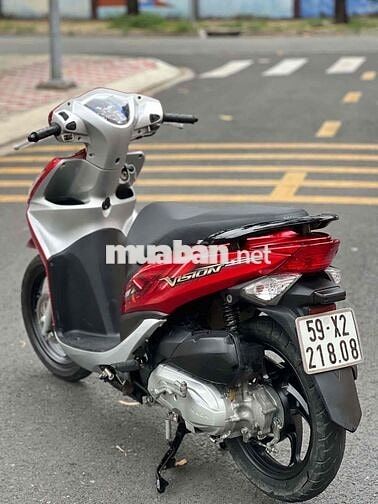 Honda Vision 2012 màu Đỏ den len ken moi 95 %