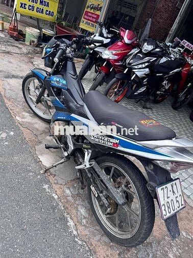 Suzuki Raider Đen Xanh Bạc