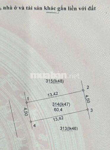 Chủ cần tiền bán gấp lô đất đẹp,vị trí cực kỳ tiềm năng