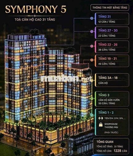 Căn hộ Sông Hàn Đà Nẵng giá 2tỷ cho thuê 20tr / tháng