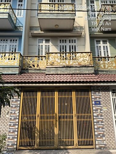 Bán nhà Dĩ An, ngay KCN Tân Đông Hiệp B, Phú Mỹ Hiệp, 3 tầng- 4.3 tỷ