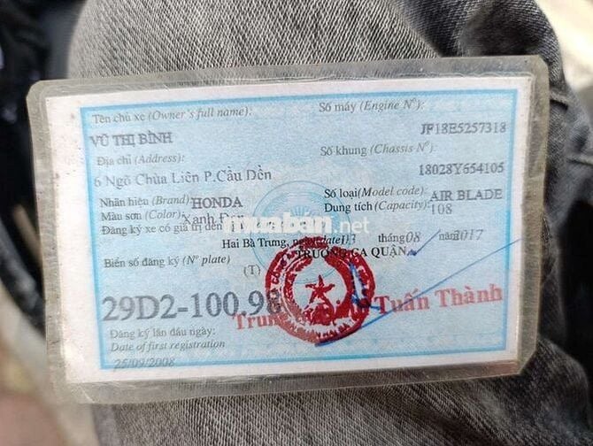 Honda Air Blade 2008 Đen