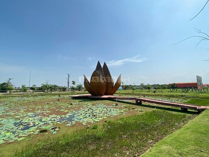 Bán đất full thổ cư, sổ hồng riêng, cách Vinhomes Hóc Môn 15 phút