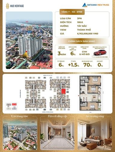 Căn Hộ Cao Cấp Nhất Trung Tâm Thành Phố Huế