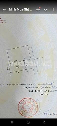 3 tỷ có nhà Long Biên - sổ hồng riêng