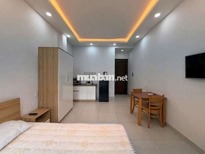 CHO THUÊ STUDIO 38M2 NGUYỄN VĂN ĐẬU - BAN CÔNG - GẦN CHỢ BÀ CHIỂU