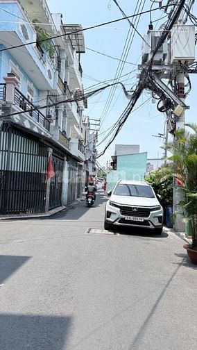 BÁN NHÀ HẺM XE HƠI NGANG 5M.CHỦ ĐANG NGỘPNHÀ ĐẸP XE HƠI Q12 - NGANG 5M