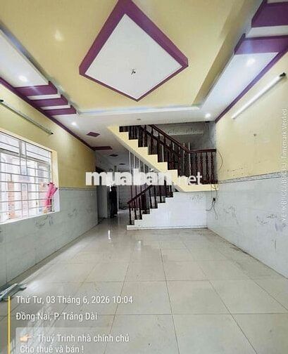 CHO THUÊ NHÀ NGUYÊN CĂN GẦN NGÃ BA 5 THƯỞNG GIÁ 4 TRIỆU