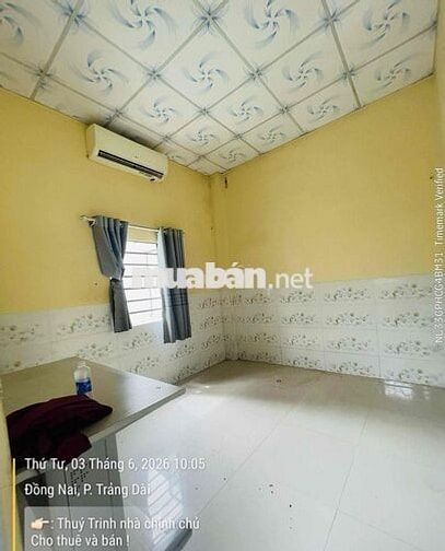 CHO THUÊ NHÀ NGUYÊN CĂN GẦN NGÃ BA 5 THƯỞNG GIÁ 4 TRIỆU