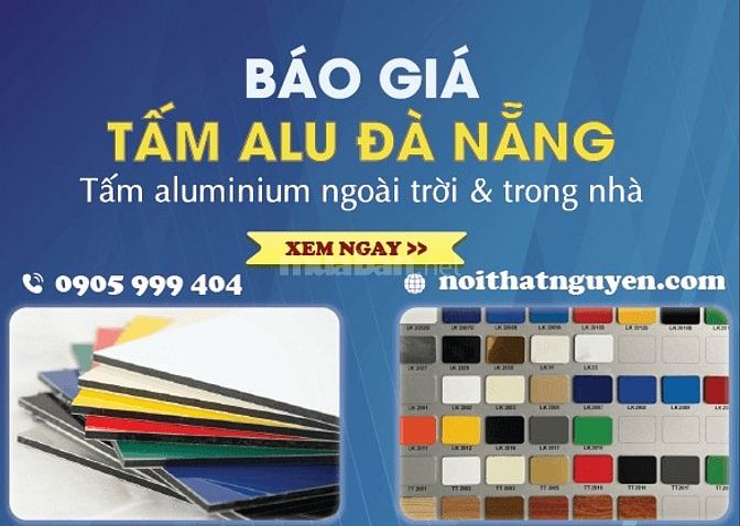 Tấm alu ngoài trời & trong nhà tại Đà Nẵng