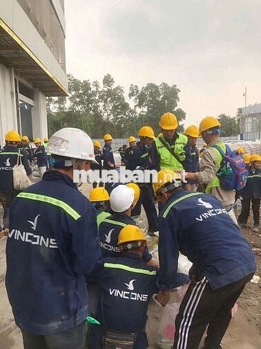 TUYỂN CÔNG NHÂN BAO ĂN Ở, CẢ THỢ VÀ PHỤ, CÓ BHXH