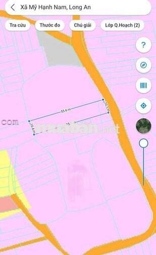 Đất 10 x 55,60 Mặt tiền nhựa Út Cứu, gần ngã 3 Mỹ Hạnh - Giáp Hóc Môn