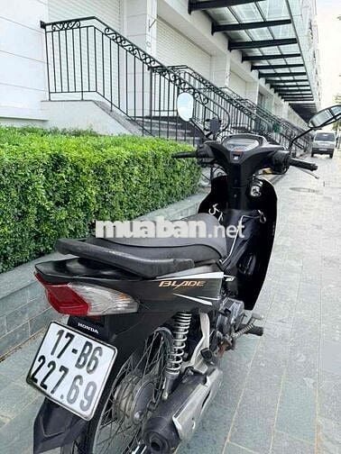 Honda Blade 110 Đen trắng Nguyên bản