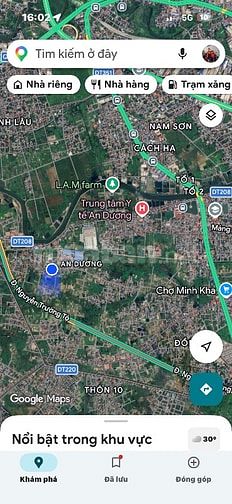 Đất thổ cư, mặt đường nhựa 10m