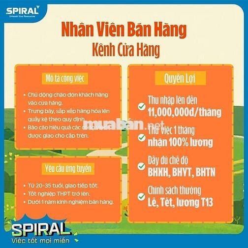 TIỀN GIANG TUYỂN CỬA HÀNG TRƯỞNG CỬA HÀNG VINAMILK