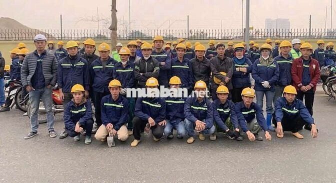 TUYỂN CÔNG NHÂN BAO ĂN Ở, KO YÊU CẦU KINH NGHIỆM 