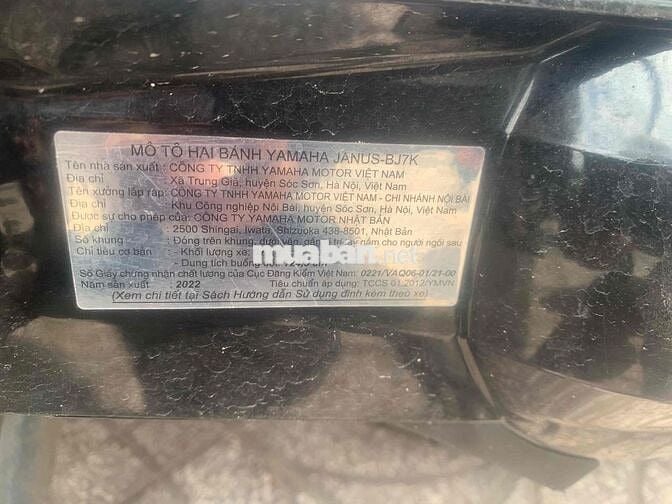 Yamaha Janus 2022 Đỏ