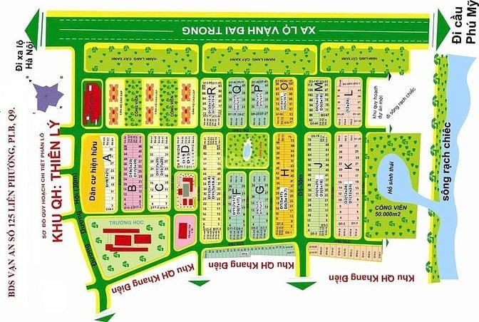 Bán gấp nền 7x17 ngay cạnh bờ hồ dự án An Thiên Lý giá tốt nhất