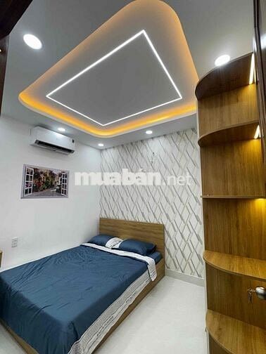 nhà mới q12 56m2 ô tô đỗ cửa tặng noi that chỉ 4đ5