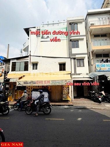 BÁN NHÀ GÓC 2 MẶT TIỀN : 176 NGÔ QUYỀN + VĨNH VIỄN - P. 8 - Q. 10 -HCM