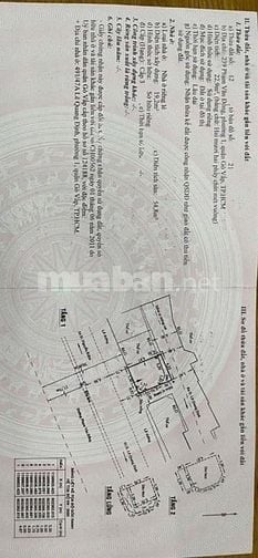 Bán nhà mặt tiền 239 phạm văn đồng phường 1 quận gò vấp