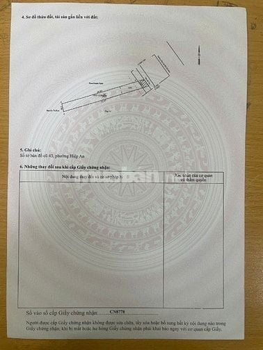 ĐẤT MẶT TIỀN QL13, PHƯỜNG PHỦ AN, TP. HCM. 246m2 GIÁ 5.2 TỶ