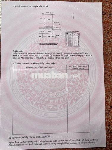 (CHÍNH CHỦ) ĐẤT 81M2 (6,6X13) - P.HIỆP BÌNH THỦ ĐỨC  - XE HƠI NGỦ NHÀ