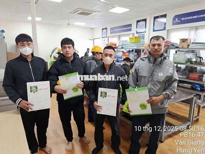 TUYỂN CÔNG NHÂN, NAM NỮ, BAO ĂN Ở, KO YÊU CẦU KN