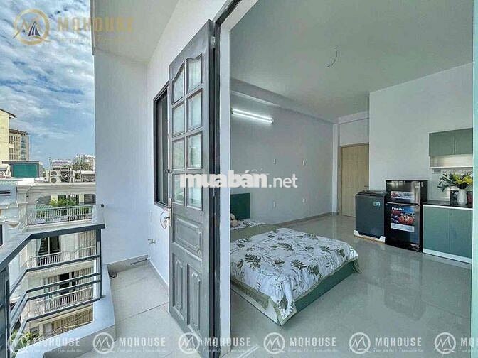 Studio Ban công Full nội thất, MG riêng, Thang máy
