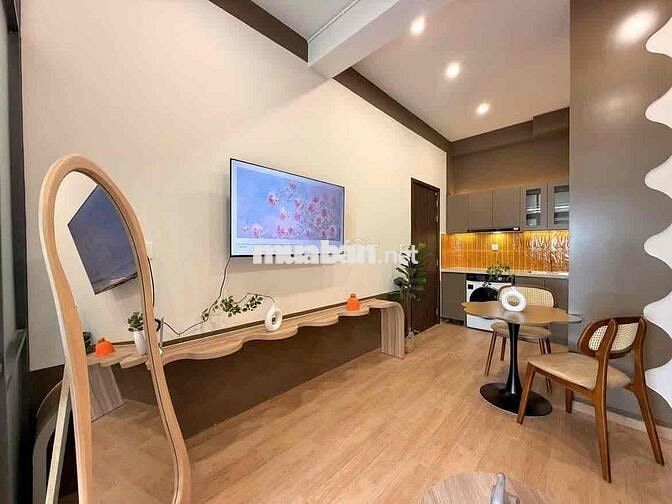 CĂN HỘ LÊ QUANG ĐỊNH FULL NỘI THẤT 46M2 TRUNG TÂM THÀNH PHỐ CỬA SỔ LỚN