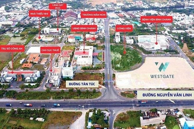 SHOPHOUSE WESTGATE–MẶT TIỀN THƯƠNG MẠI HIẾM HOI TẠI TRUNG TÂM B.CHÁNH
