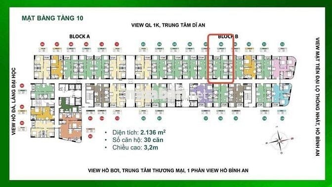 Bán Bcons City - Tháp Diamond cuối năm nhận nhà - Giá không chênh
