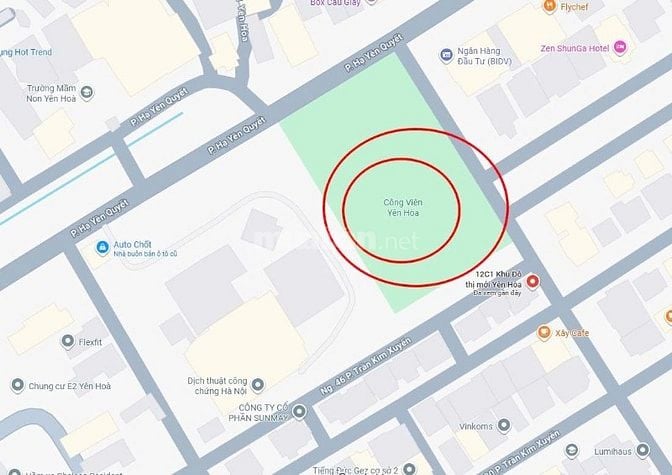 BÁN ĐẤT PHÂN LÔ KHU LÃO THÀNH CÁCH MẠN_215m2_SÁT CÔNG VIÊN_GIÁ 450tr/m