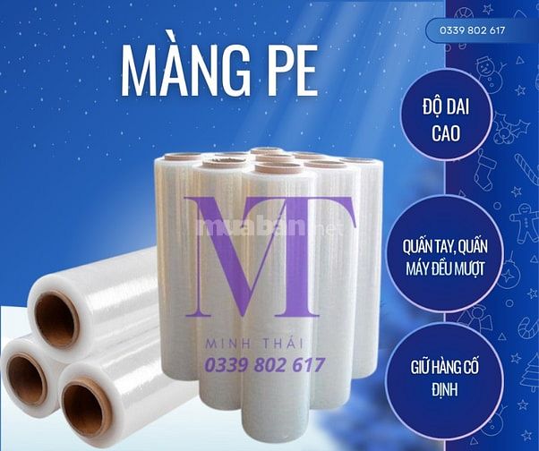 MÀNG CHÍT, MÀNG PE QUẤN HÀNG, PALLET