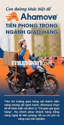 🔥AHAMOVE TUYỂN TÀI XẾ XE MÁY - THU NHẬP 10 - 17TR🔥