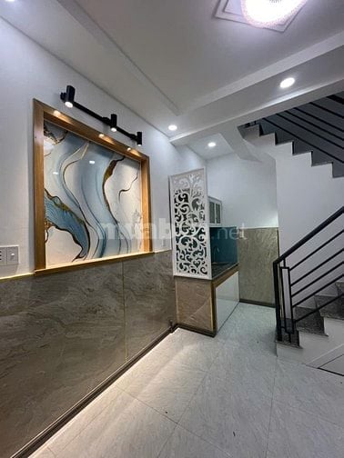 Nhà 1 trệt 1 lầu Tân Thới Hiệp 20,4x8m,Nhà mới đẹp,2PN,Công chứng ngay