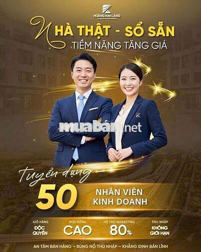 nhân viên làm bất động sản