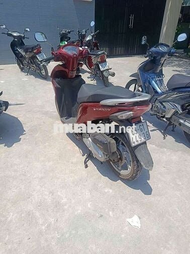 Honda Vision màu Đỏ