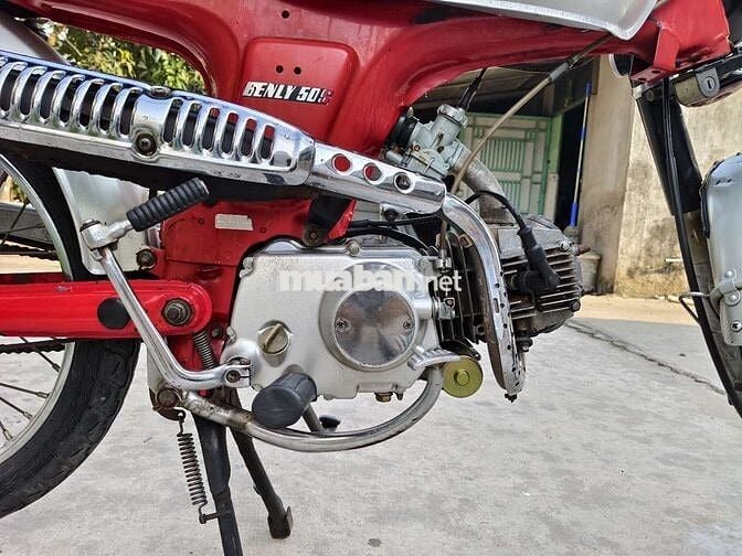 Honda CD50 Đỏ Bạc Máy Wave