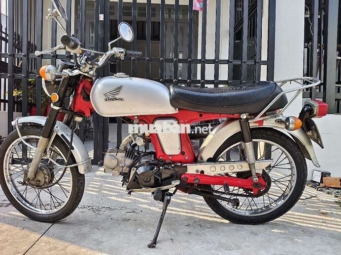 Honda CD50 Đỏ Bạc Máy Wave