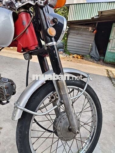 Honda CD50 Đỏ Bạc Máy Wave