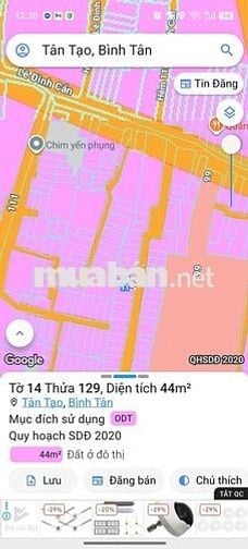 Bán nhà hẻm 99Lê Đình Cẩn, Tân Tạo, HCM