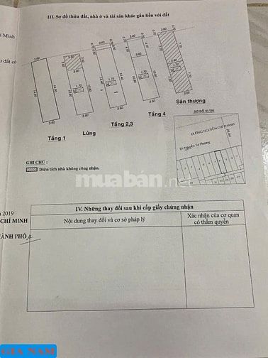 BÁN NHÀ 2 MẶT TIỀN TRƯỚC VÀ SAU : 111 NGUYỄN CHÍ THANH - P. 9 - Q. 5 