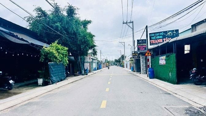 Đất đẹp 7m ngang 2 mặt tiền ngay KCN Phước Đông. 2,03 tỷ
