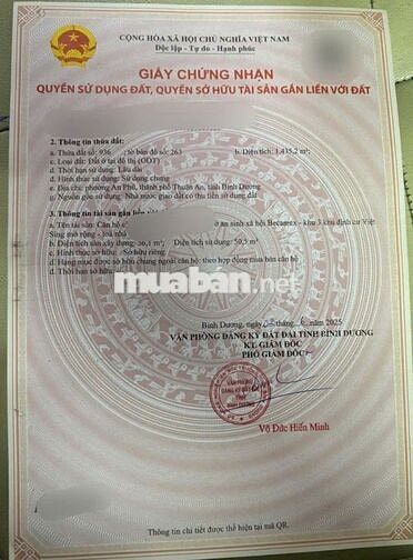 Khu dân cư Việt Sing, 56m2, bao sổ hồng: 1,3 tỷ