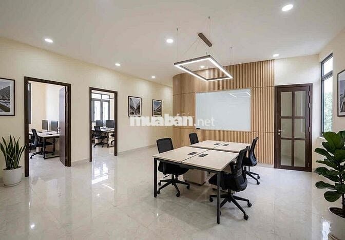 💥 TẦNG VP 100M2 - CHỈ TÍNH ĐIỆN NƯỚC - NGANG 9M - SÂN VƯỜN