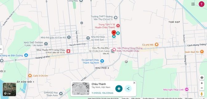 - Bán đất nền, thổ cư khu trung tâm thị trấn Châu thành