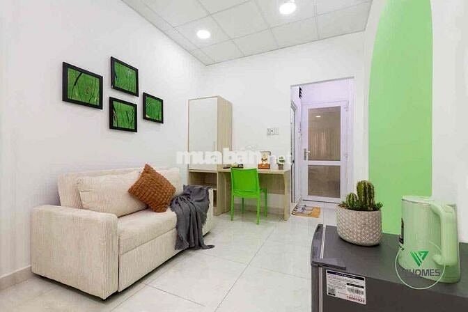 cho thuê căn hộ studio cửa sổ lớn hướng đón gió full NT ngay trung tâm